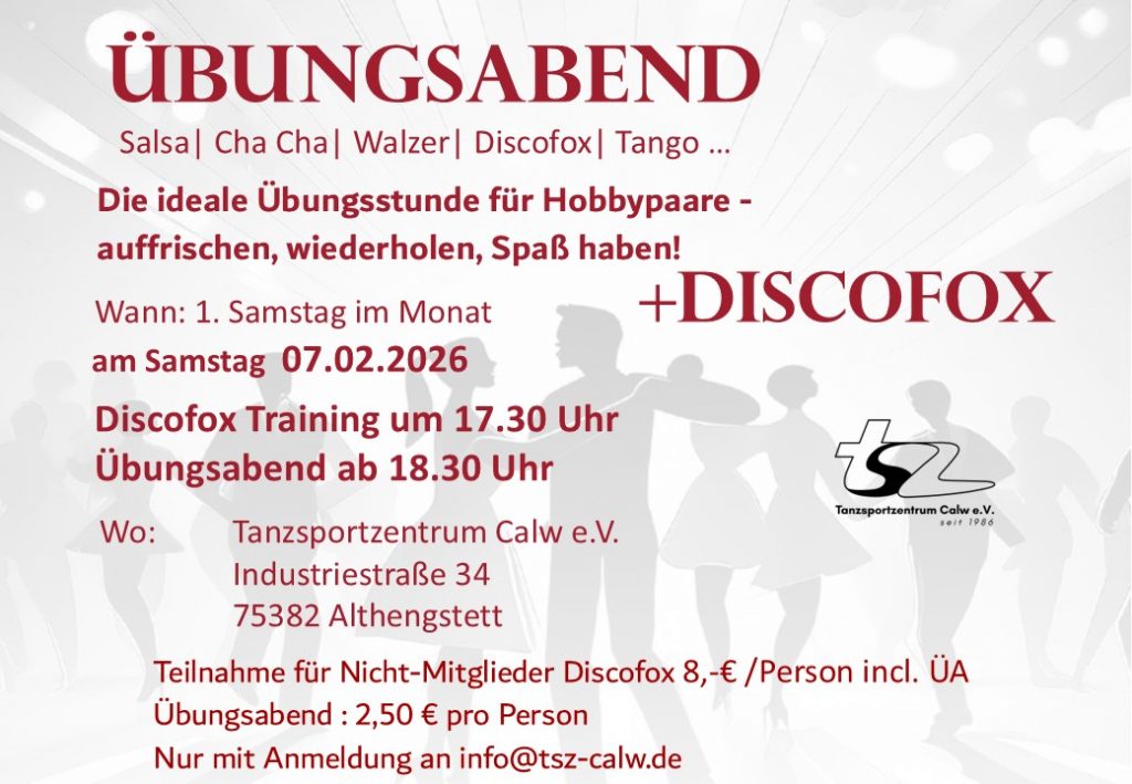 Flyer Übungsabend02.26