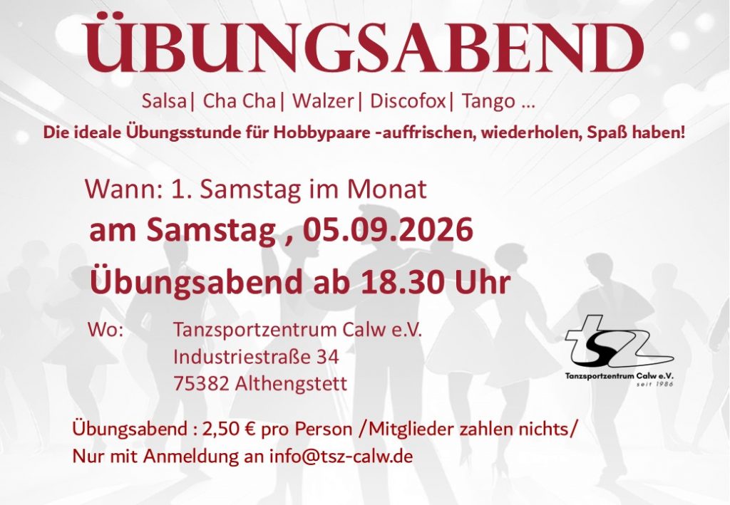 Flyer Übungsabend09.26